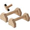 Russian-Style Solid Wood I-Beam Push-Up Bar and Back Extension Stand for Single/Double Handstands