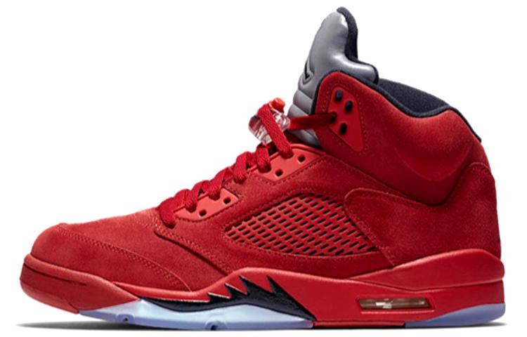 Jordan 5 Retro Rotes Wildleder 136027-602 44.5
