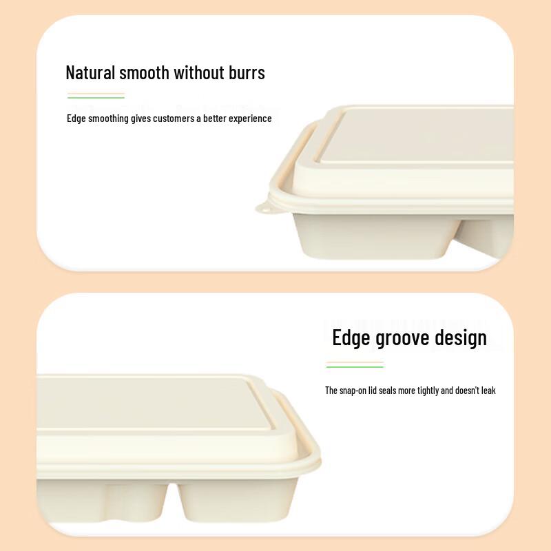 Biodegradable Corn Starch Disposable Food Containers