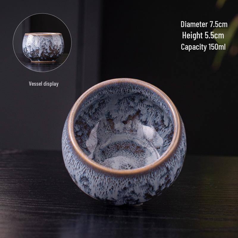 Creative Ceramic Petal Tea Cup - Perfect for Personal Kung Fu Tea Tasting
