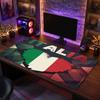 Italy Football Crest Mouse Pad, Extended Non Slip Rubber Desk Mat for Gaming Office Laptop Fan Gift