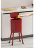 High-Leg Wheeled Trash Can: Stylish, Large-Capacity, with Lid for Kitchen Use