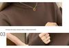 2025 Autumn/Winter Women's Plus Size Knit Fleece Sweater - Slimming, Cozy Inner Layer, Warm and Stylish.