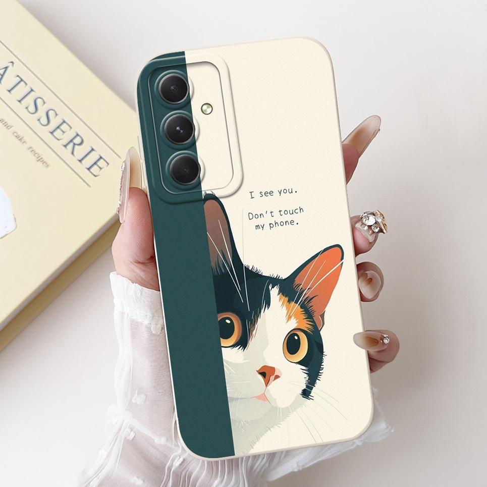 Case For Samsung Galaxy A55 A56 A54 5G Phone Cases Samsung A52 A52s A51 A53 Soft Silicone Cartoon Back Cover Camara Protection