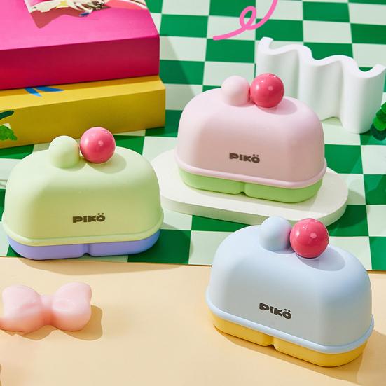 Cestovní pouzdro na mýdlo Držák Podnos na mýdlo ve tvaru dortu Dekorativní miska na mýdlo Přenosná nádoba na mýdlo pro kempování Tělocvičnu Koupelnu