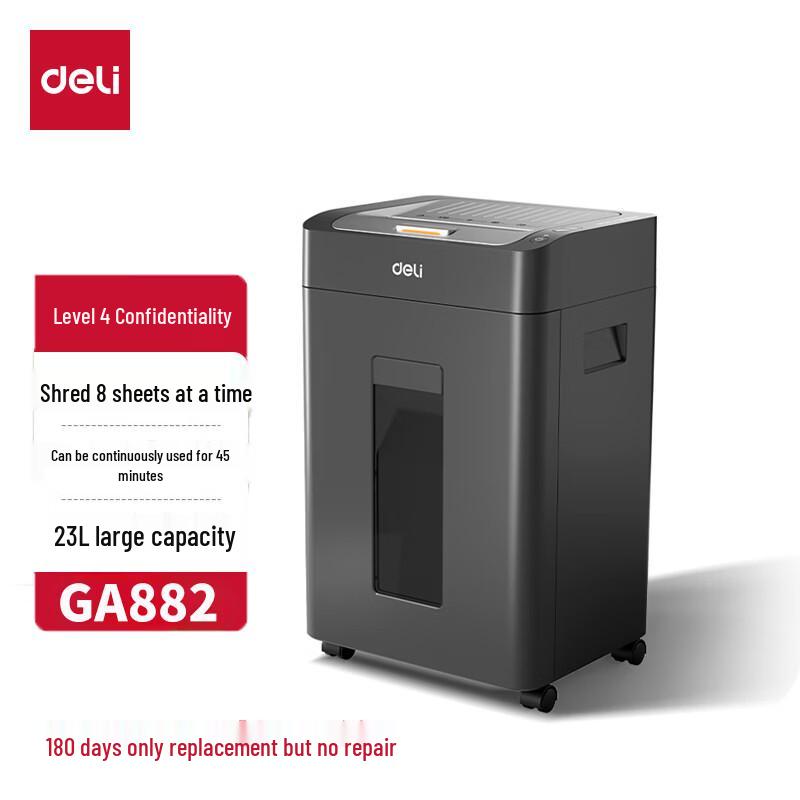Deli Office & Home Paper Shredder CN plug (adapter included)