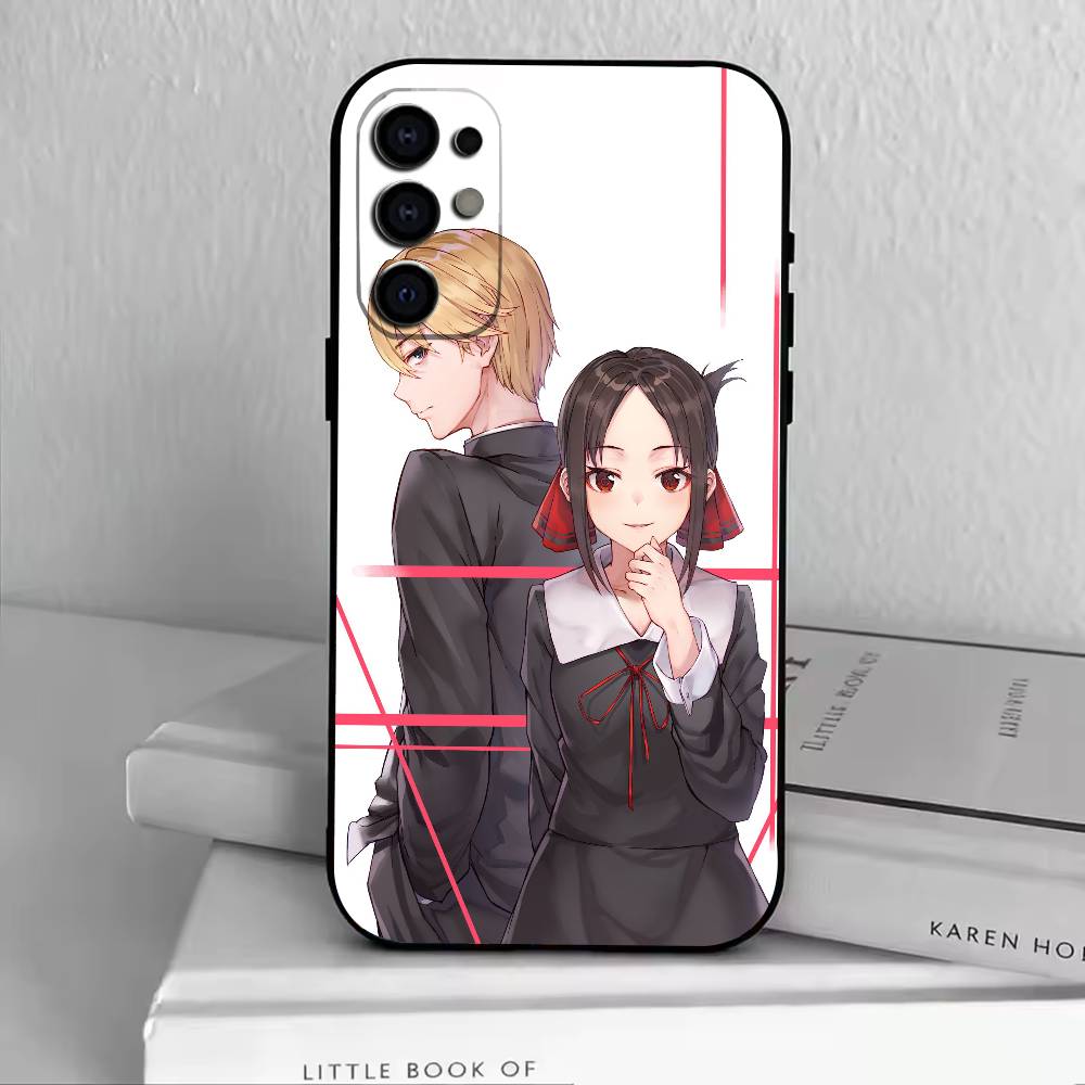 Love Kaguya-sama Phone Case For Samsung S25,S24,S21,S22,S23,S30,Ultra,S20,Plus,Fe,Lite,Note,10,Black Cover