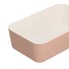 Yamanaka Lacquer Bento Box, Single Tier, 600ml Capacity, Microwave and Dishwasher Safe, for Men and Women, "bitie" Simple Design, Beige, Made In Japan