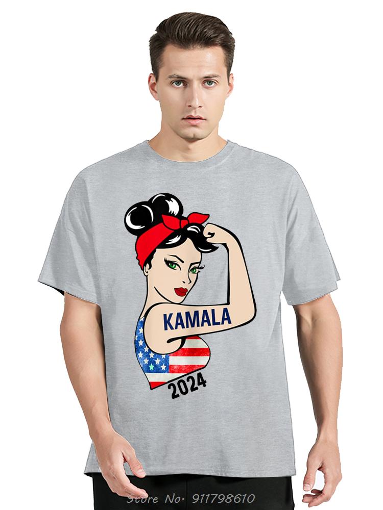 Kamala Harris 2024 President Classics America Flag Vote Short Sleeve T-Shirt For Comfortabl O-Neck Tshirtunisex Clothing