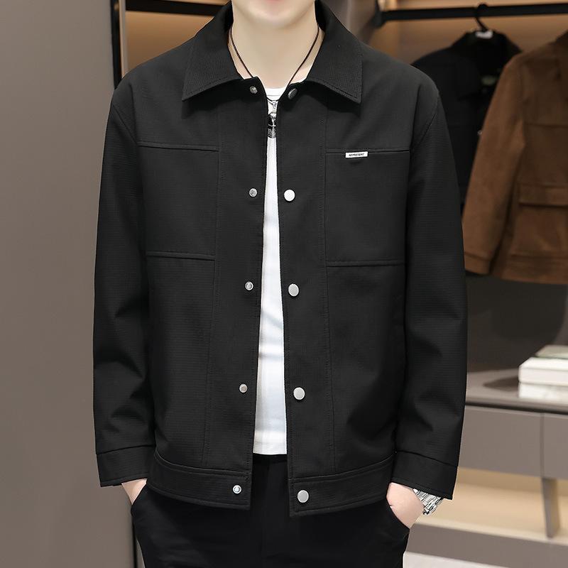 2025 Fall/Winter New Jackets for Young Men Cold-proof Fashion Jackets Stand Collar Tops Men's Warm Workwear with Plush