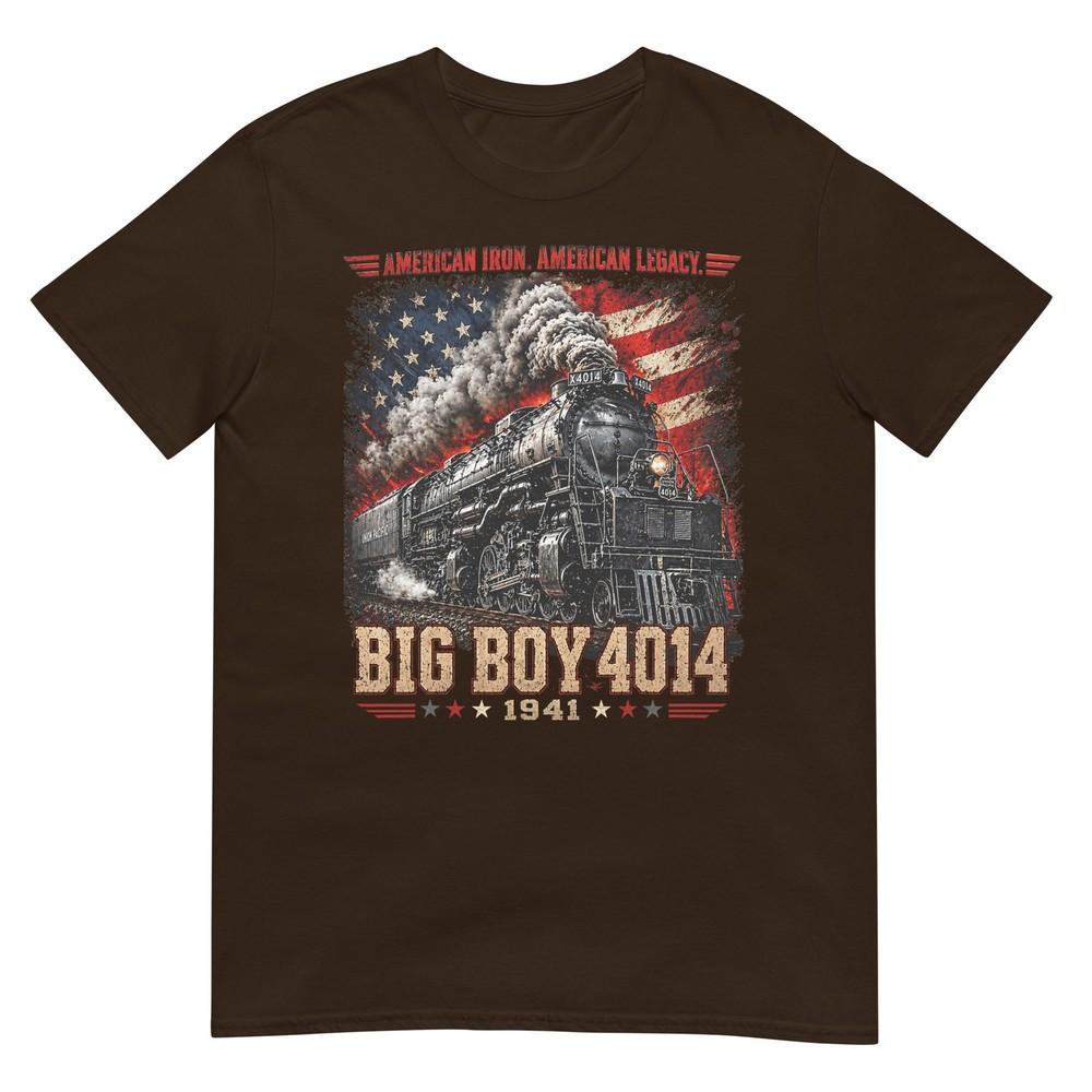 Big Boy 4014 Vintage Steam Locomotive Railroad Train Engine Tshirt