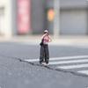 1/64 Scale Figure StreetStyle Miniature Woman with Cap Downtown 3D Printed for Collectors,