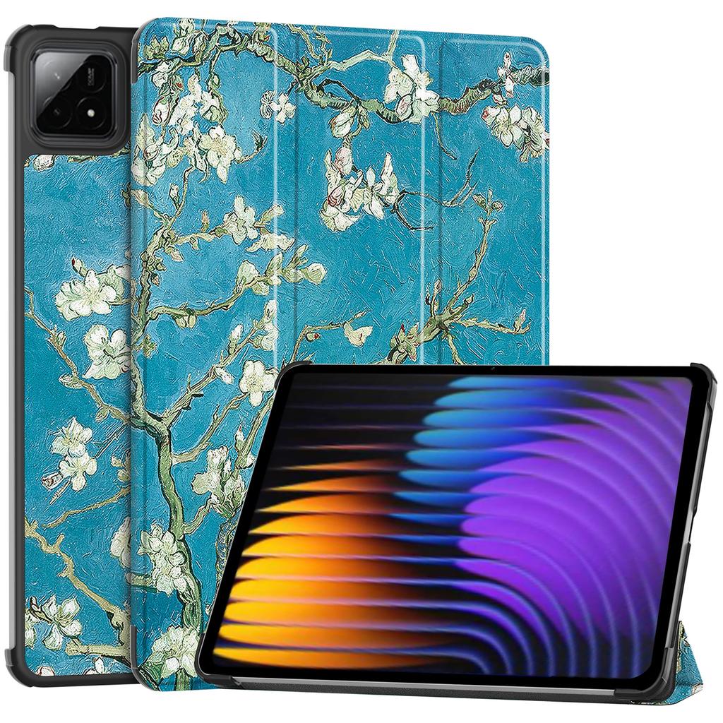 Etui na Xiaomi Pad 7 Pro/Pad 7 Wzór Drukowany Skórzany Stojak Pokrowiec na Tablet