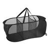 Foldable Laundry Basket Mesh Oxford Cloth 3 Section   Up Laundry Hamper Clothes Basket for Bathroom Dorm Travel