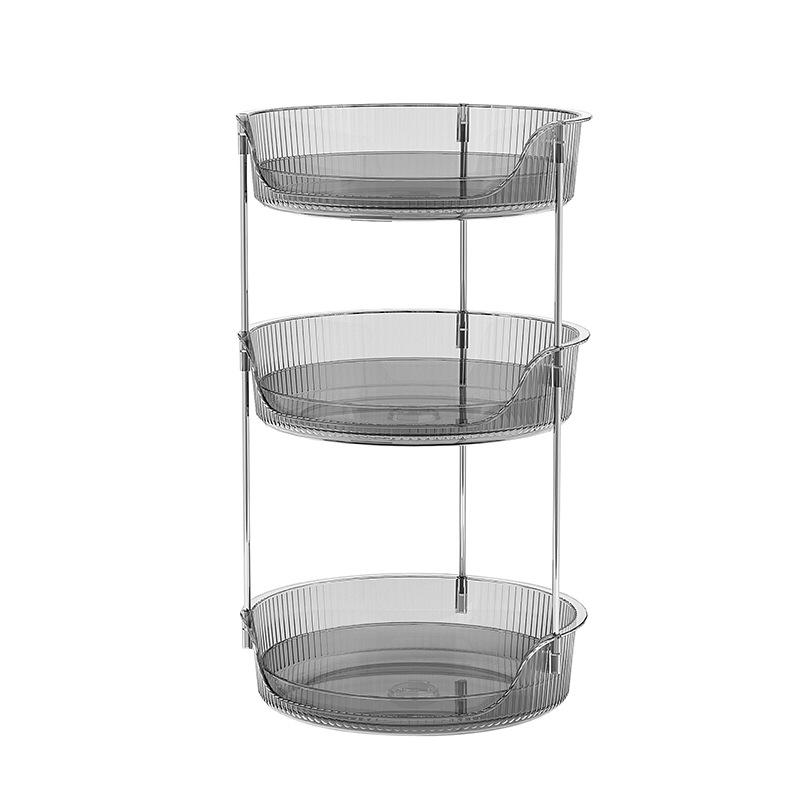 Organizator Cosmetic Rotativ Elegant cu Spațiu Amplu de Depozitare pentru Rujuri, Parfumuri și Produse de Îngrijire a Pielii