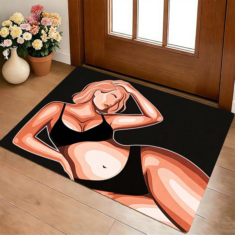 Body Confidence Living Room Nonslip Area Rug Soft Carpet For Bedroom Game Playroom Sofa Office Home Decor Doormat Christmas Gift C929122