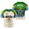 BJJ Men Brazilian Jiu Jitsu T-Shirt Grappling Short Sleeve Sport Top Fitness Gym Training Gear Quick Dry Sportswear Beach Shirt