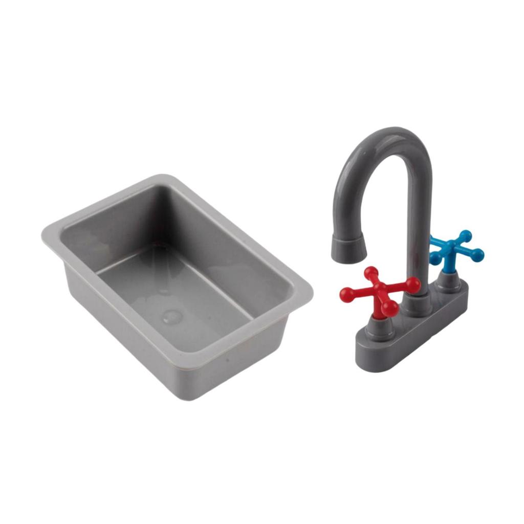Kitchen Pretend Play Toy for Kids 3-6 Playing Fun Developmental Early Learning Mini Sink and Faucet