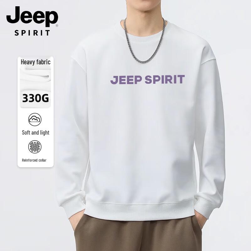 JEEP SPIRIT Men's Fashion Crew Neck Sweatshirt