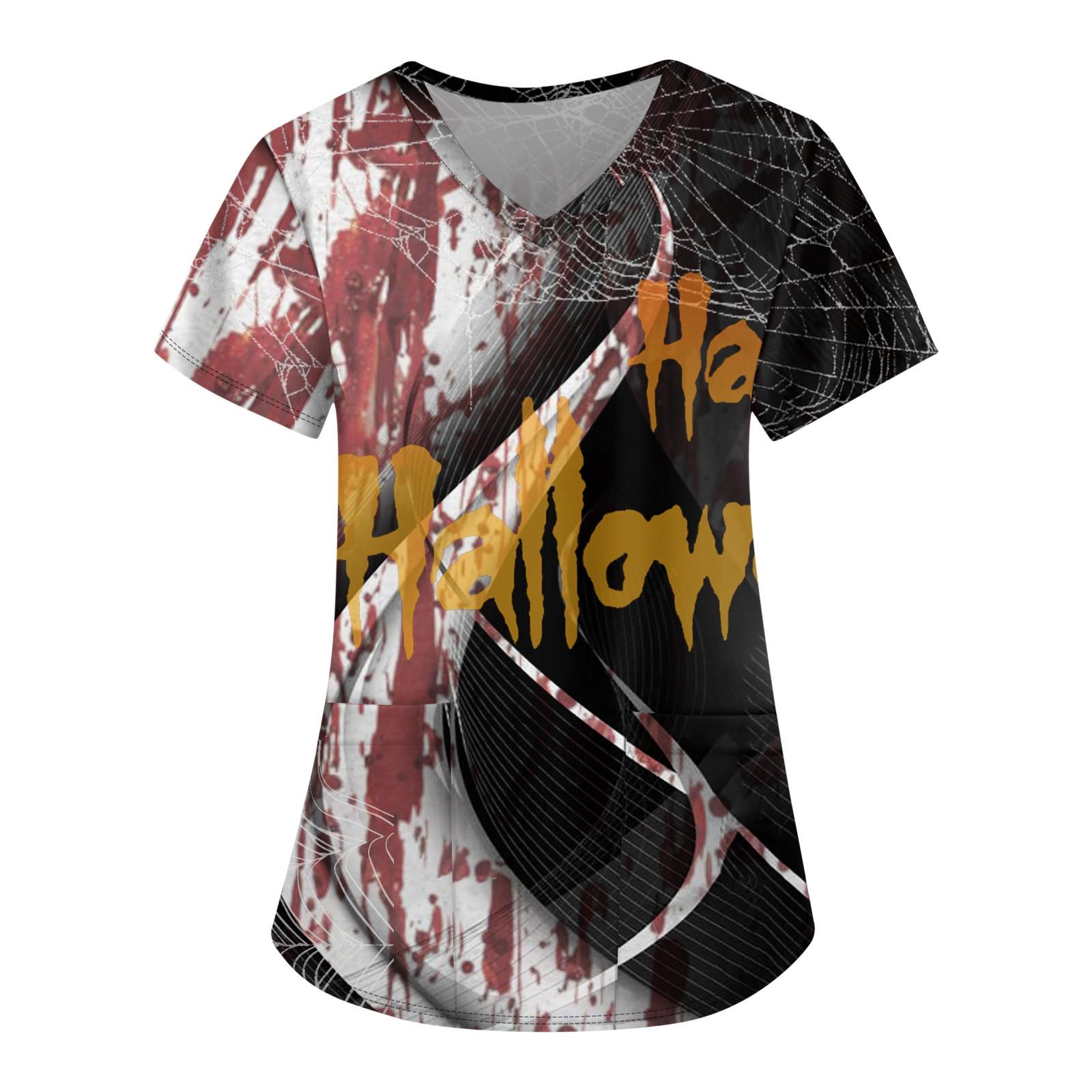 

Женские свободные топы с коротким рукавом Повседневные топы больших размеров с V-образным вырезом и короткими рукавами Повседневные летние футболки Женские топы Футболки Рабочая одежда M чёрный