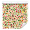 Wallpaper Small Flowers Cream, Beige, Lime and Peach 50x1000