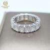 Gropshipping Elegant VVS Moissanite Round Diamond Custom 1ct Ring Sets Fashion Jewelry 925 Silver for Men