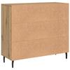 Sideboard Artisan Oak 90 X 34 X 80 Cm Engineered Wood