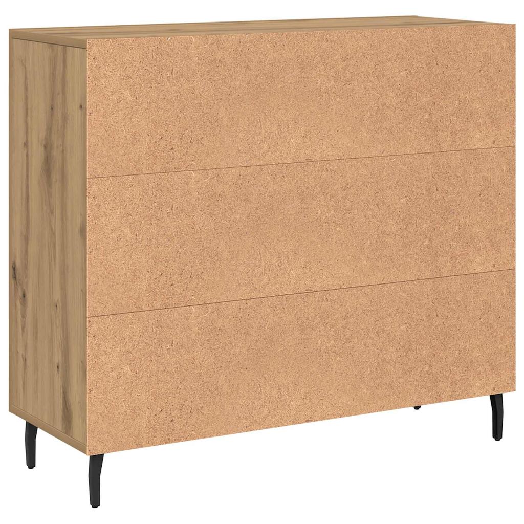 Sideboard Artisan Oak 90 X 34 X 80 Cm Engineered Wood