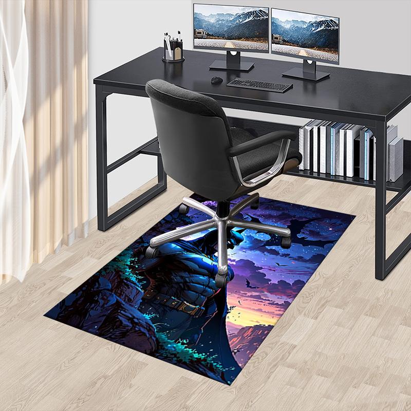 1pc Batman Night Carpet, for Home & Office Decor, Desk Chair Carpet, Festive Gift,Conference Room CarpetL1149