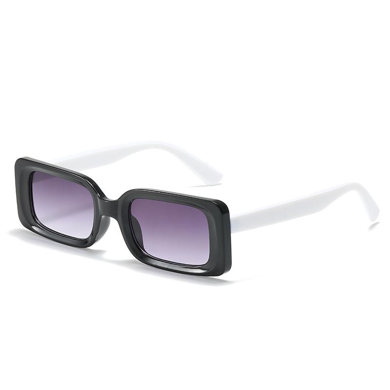Fashion Style Classic Small Rectangle Glasses Frame Sun Glasses for Women's Retro Style Men's Square Driving Use Sun Eyeglasses Male Shades Eyewear