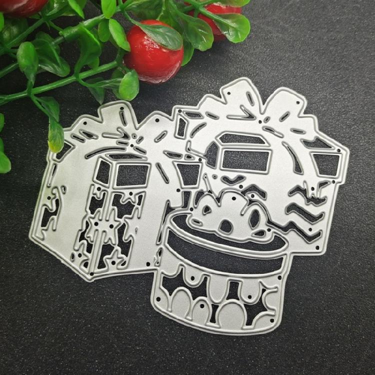 Gift Box Metal Cutting Dies For Diy Dies Scrapbooking Embossed Paper Cards Die