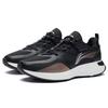 Li Ning Cloud Shield Reflective Cushioning Slip Resistant Abrasion Resistant Low top Running Shoes Women's Black AGLR234-1