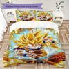 Son Goku 3pcs Bedding Set, Duvet Cover with 2 Pillowcases, Digital Printed, No Insert, Gift -HYQ15