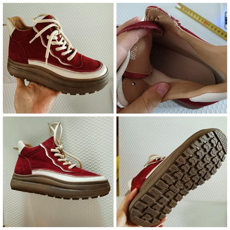 Ботильоны из натуральной коровьей замши — фото 3