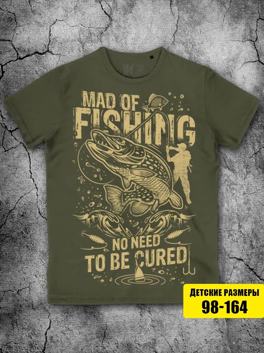 

Khaki T-shirt for boys with a print for girls for children L