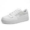 Men's Summer Air Force White Breathable Mesh Shoes, Size 48 - Fashionable Large Size, Versatile Student Footwear.