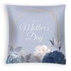 New Mother's Day Pillow Cover, Peach Skin Velvet Cushion Cover, Heart-shaped Letter Sofa Cushion Cover for Home Use