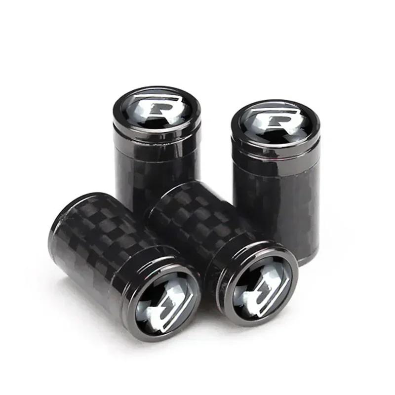 New 4pcs Car Wheel Valve Caps for Volkswagen Passat Tiguan Golf Bora Jetta Beetle Scirocco Sharan Sagitar Tire Dust Cover S