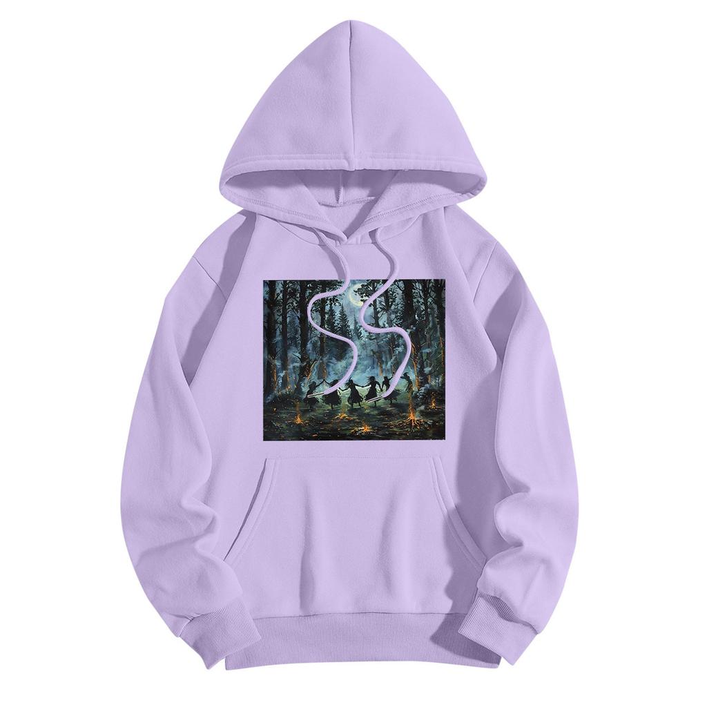 Sweatshirts For Teen Girls Long Sleeve Print Casual Graphic Hoodies Drawstring Pullover Cute Oversized Hoodie