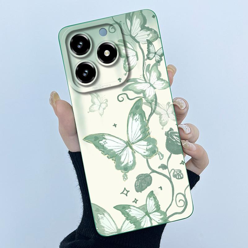 Case For Realme C61 C63 Cute Panda Sweet Girls Cats Silicone Soft Back Cover For Realme Narzo N63 2024 Bumper Protective Casing