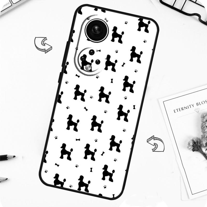 Poodles Cartoon Girly Cute Case For Honor Magic 7 5 6 Pro Honor 200 Pro X9b X9a X8b X8a X8 X9 X9c 50 70 90 Lite Cover