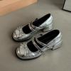 Retro Classic Bow Bag Head Mary Jane Shoes Women's Summer Autumn French New Ballet Style Single Shoes Small Leather Shoes Tide