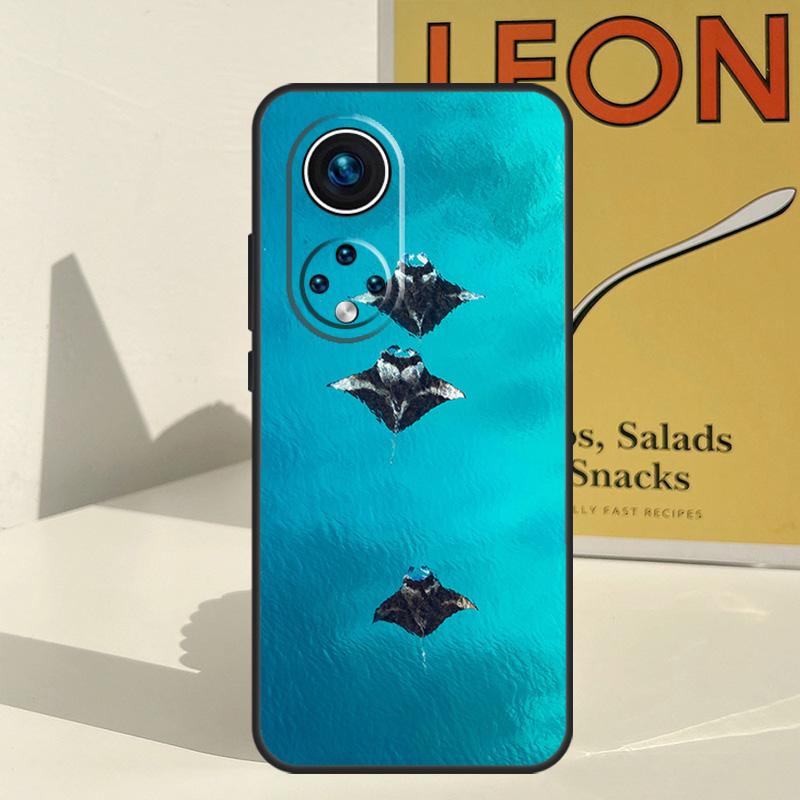 Animal Manta Ray Case For Honor 200 Magic 7 5 6 Pro Honor X9c X9b X9a X8b X8a X8 X9 50 70 90 Lite Back Cover