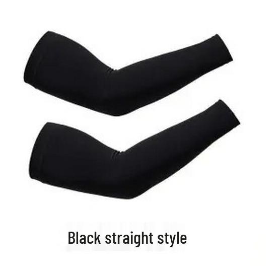 

Ice Sleeves Summer UV Protection: High Elastic, Breathable Arm Sleeves for Cycling, Fishing - Unisex, Plus Size, Digital Print чёрный