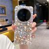 Bling Gold Butterfly Flower Casing For VIVO X200 X300 Pro X200 Ultra X200S 100s X80 X90 Glitter Rhinestone Silver Diamond Cover