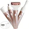 Multifunctional 4 In 1 Shaving Foil Smooth & Silky Body & Bikini Kit, Cordless Bikini Trimmer And Shaver For Women