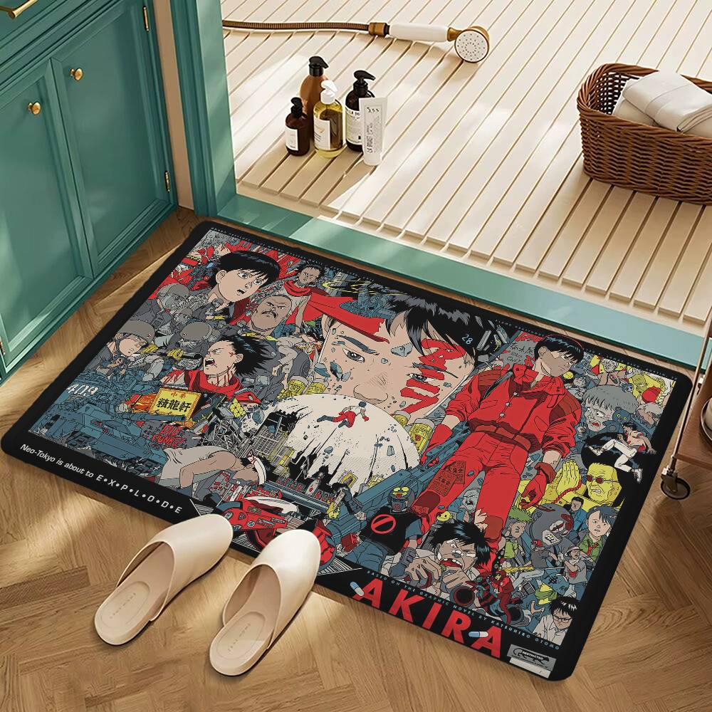 AKIRA Door Mat Washable Non-Slip Living Room Sofa Chairs Area Mat Kitchen Doormat Area Rug