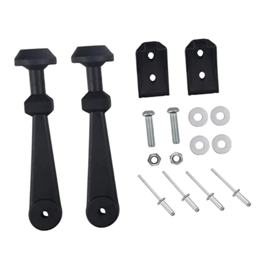 622304 Hood Latch Kit Hood Latch Straps Component Easy to Install Outdoor Sports Supplies with Mounting Hardware Replaces
