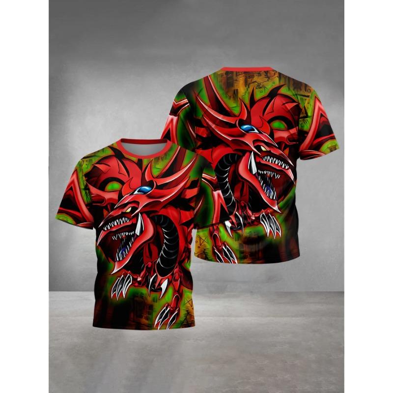 

Monster Pattern 3D Printed Children s T-shirt, Boys Fun Short Sleeved Top 170