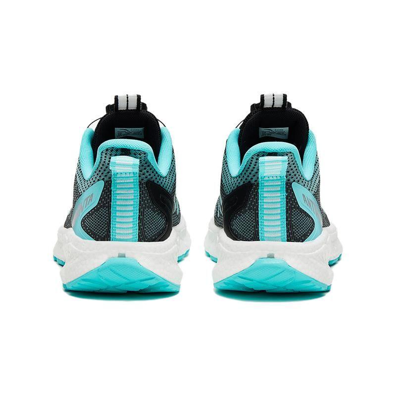 Anta Kids Mesh Non-Slip Shock Absorbing Low-Top Casual Shoes Kids Sneaker Black Blue 312328802-8